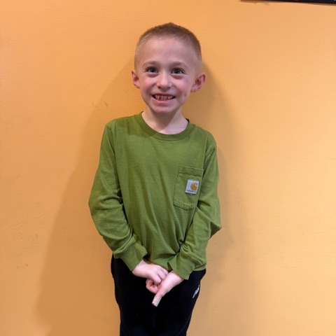 Picture of First Grade Student of the Week