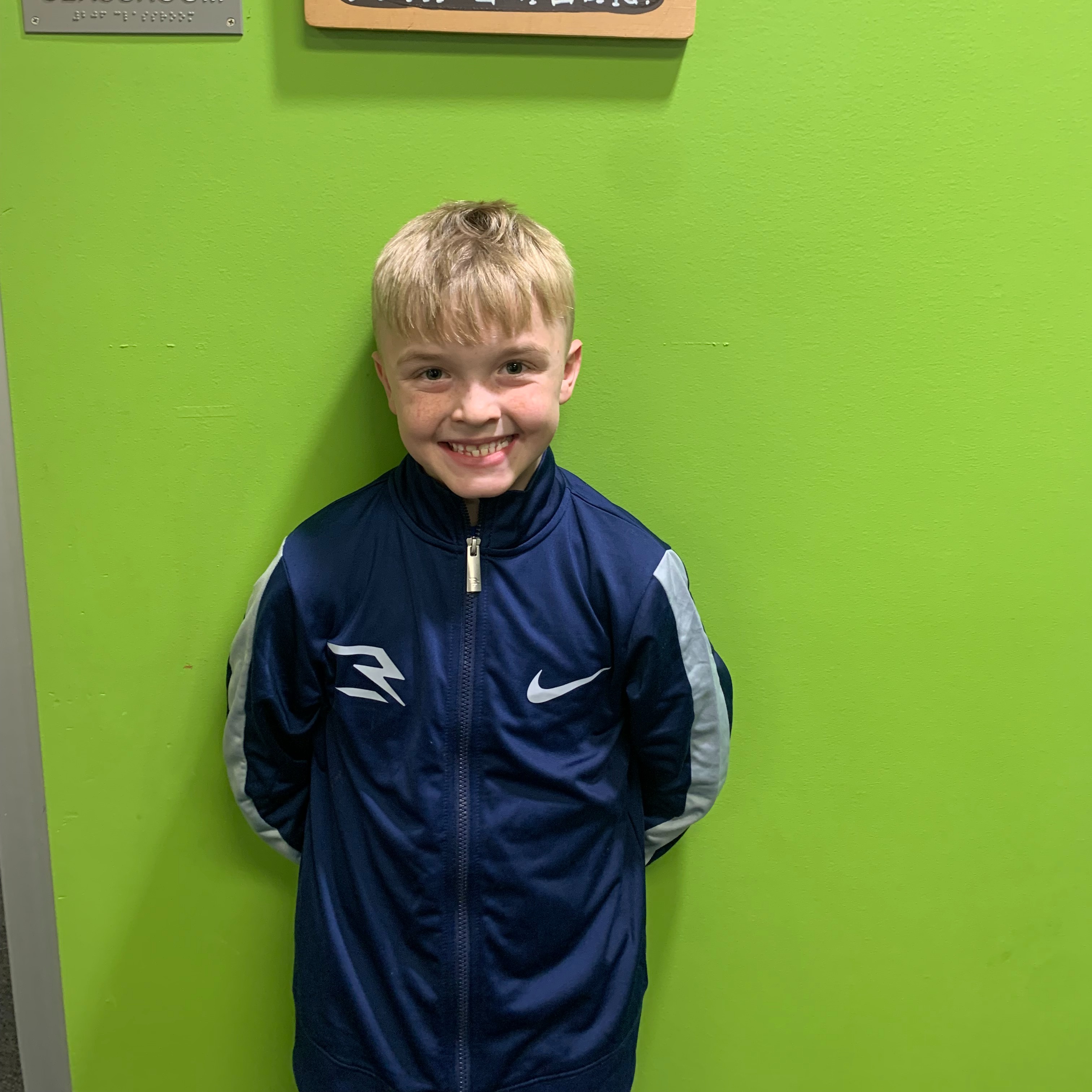 Picture of Third Grade Student of the Week