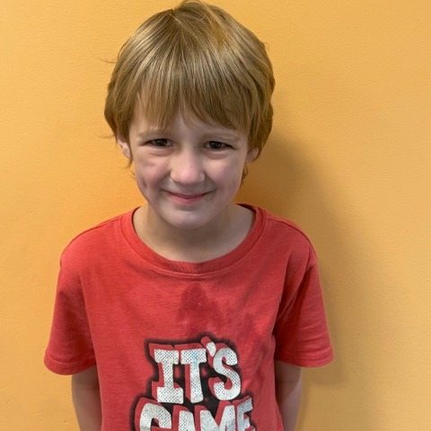 Picture of First Grade Student of the Week