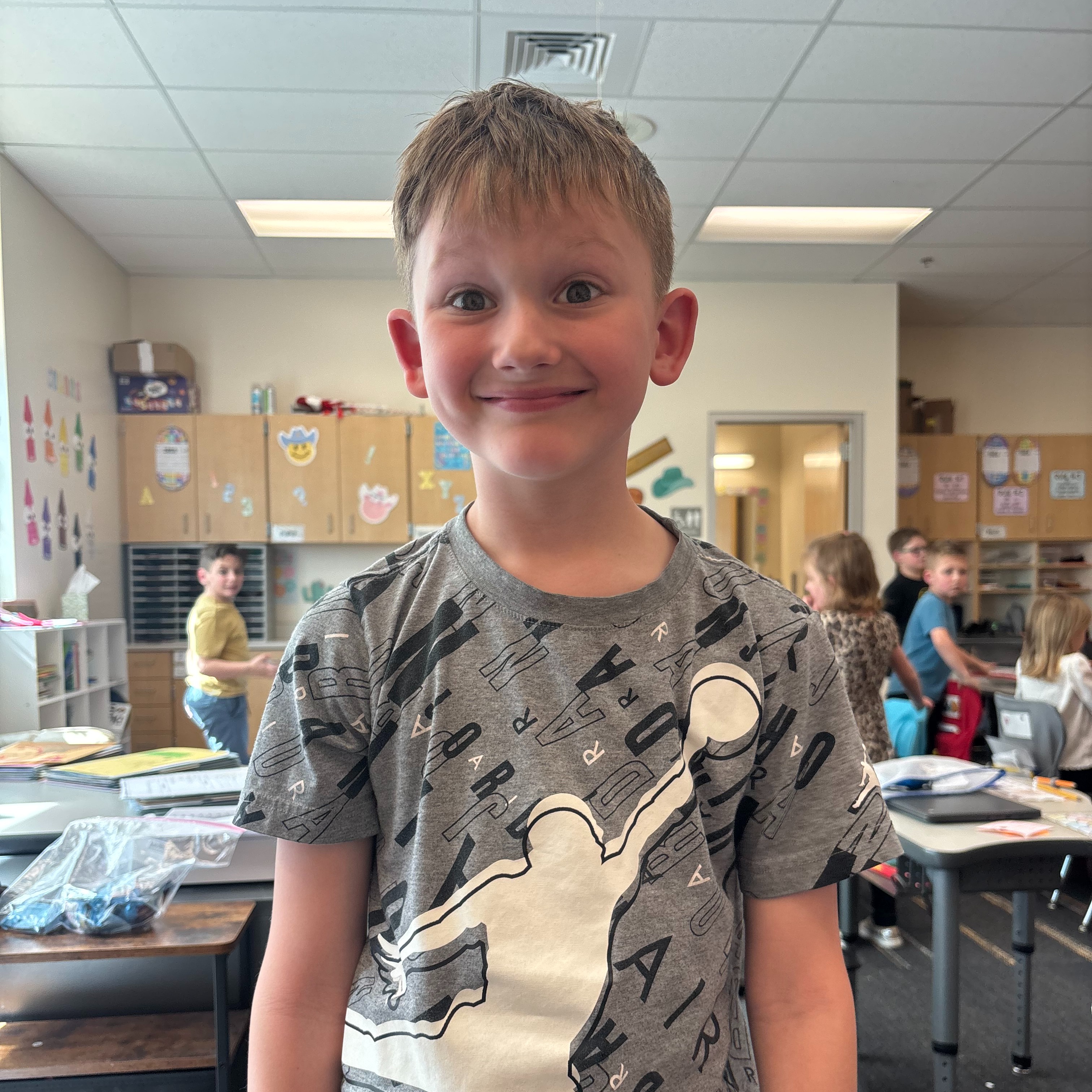 Picture of First Grade Student of the Week