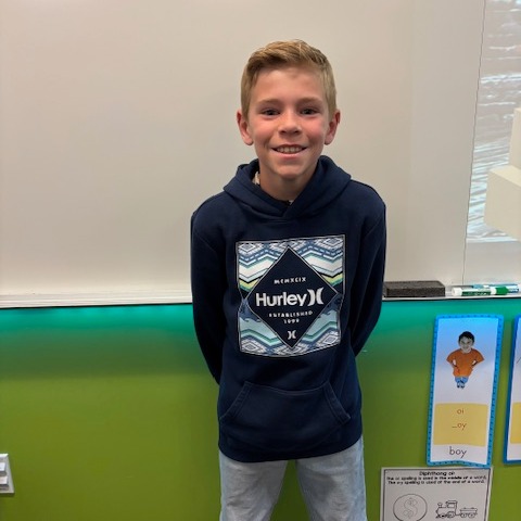 Picture of Third Grade Student of the Week