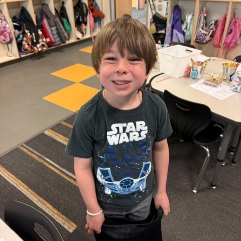 Picture of First Grade Student of the Week