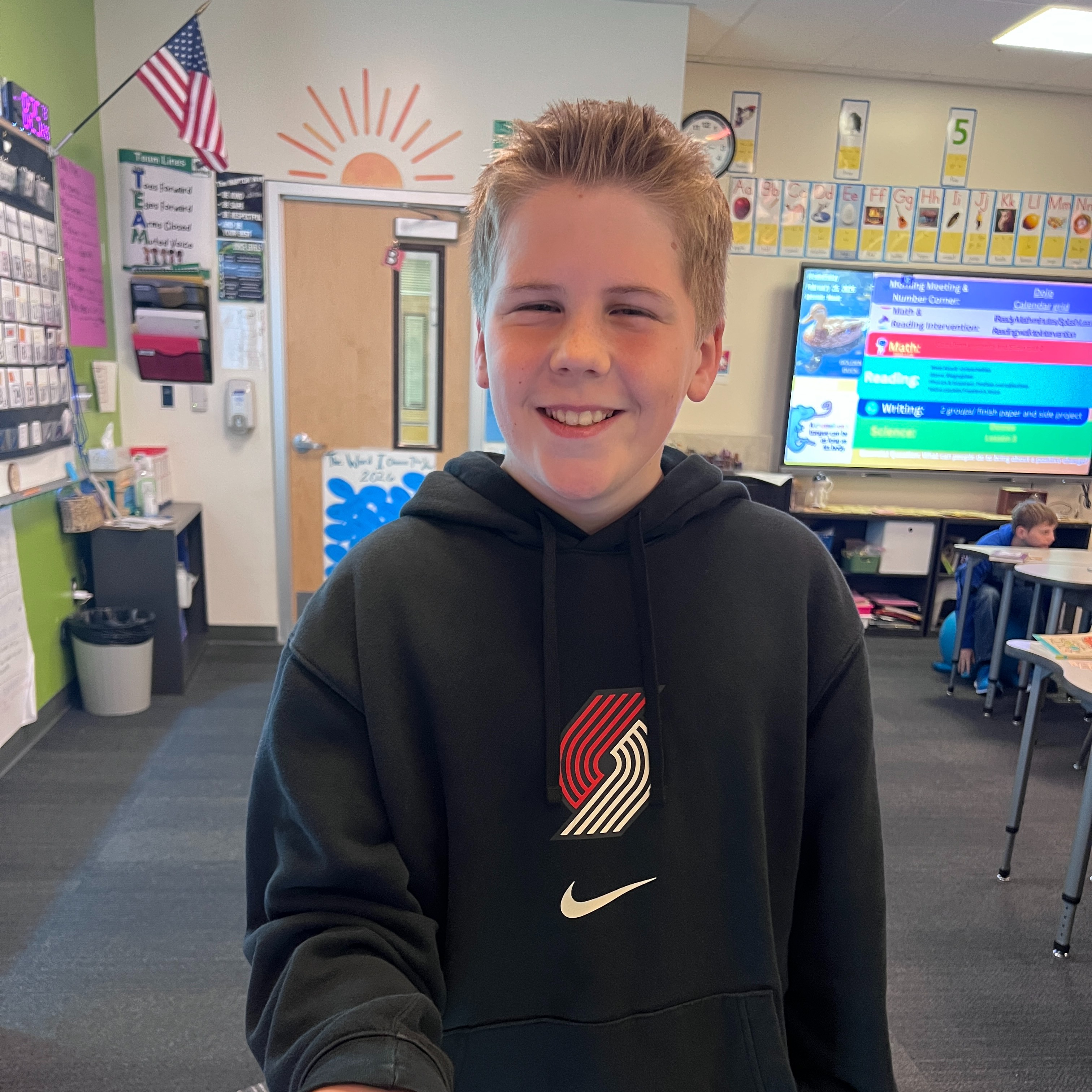 Picture of Fifth Grade Student of the Week