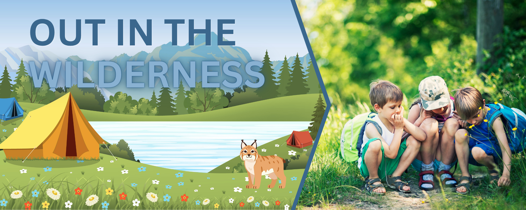 "Out in the wilderness"  School office is closed for the summer.