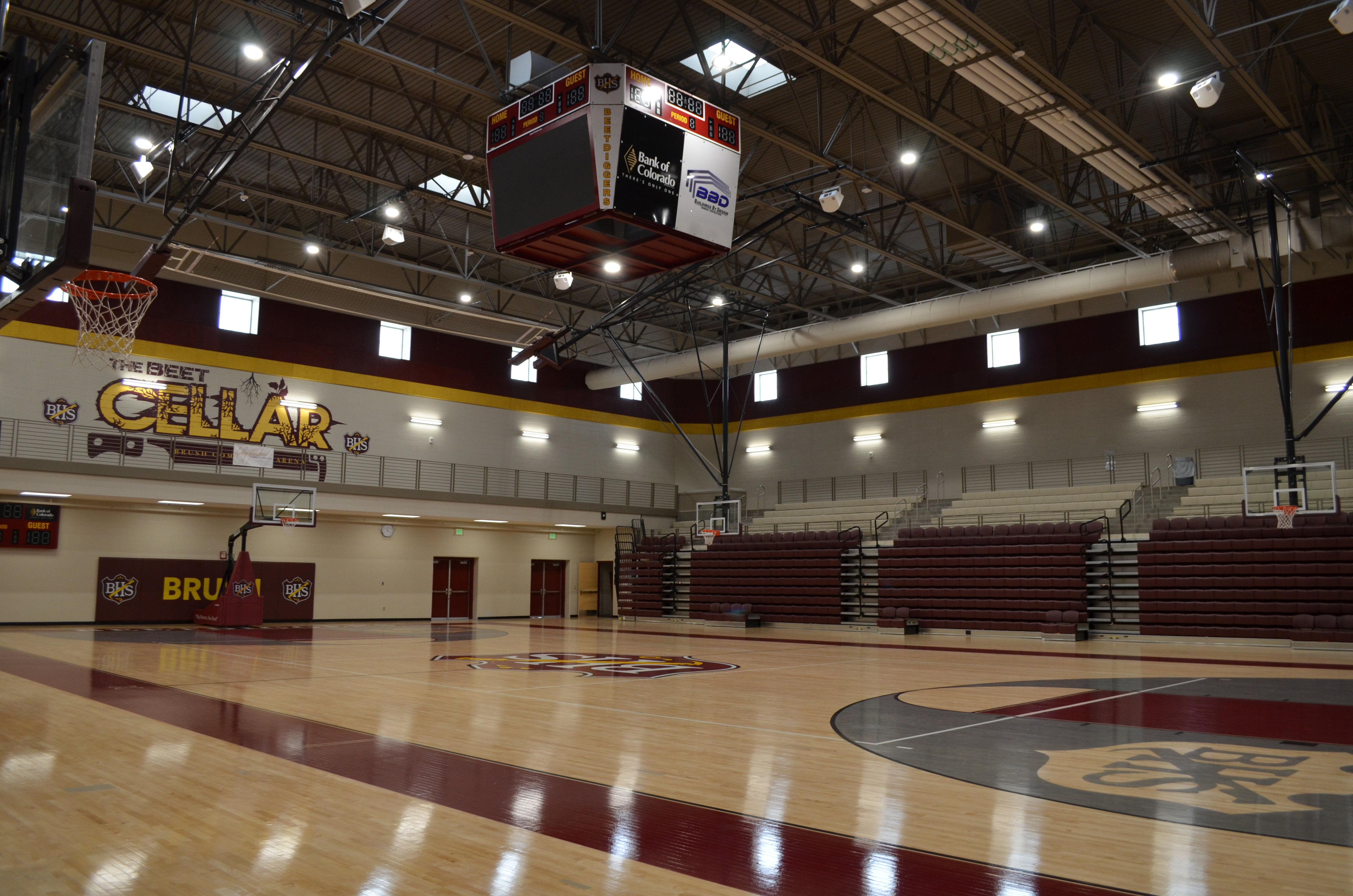 The Arena of the Brush Secondary Campus from the floor