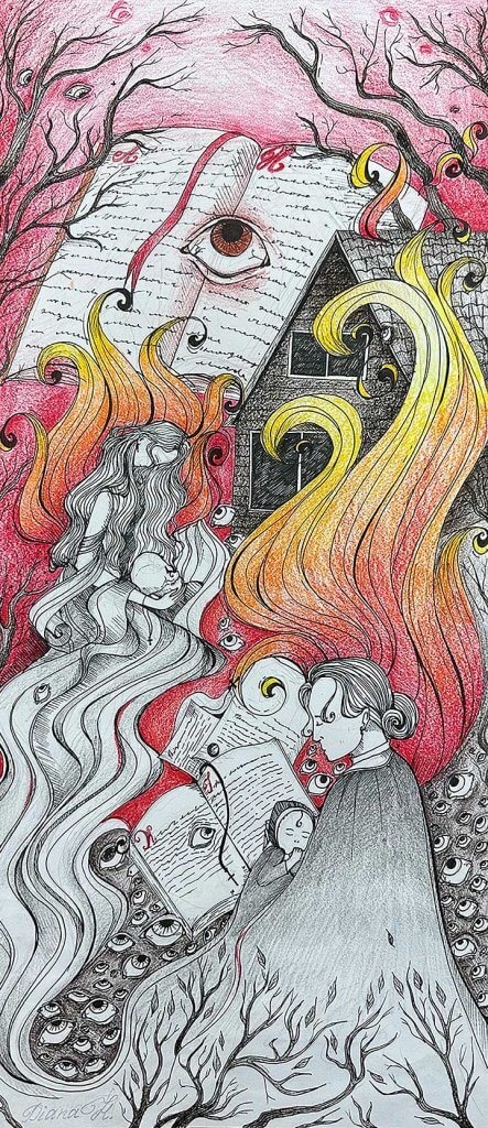 Paintings on the 65th annual district art show