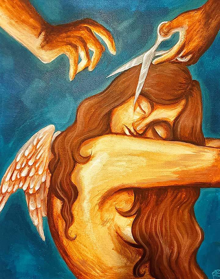 Paintings on the 65th annual district art show
