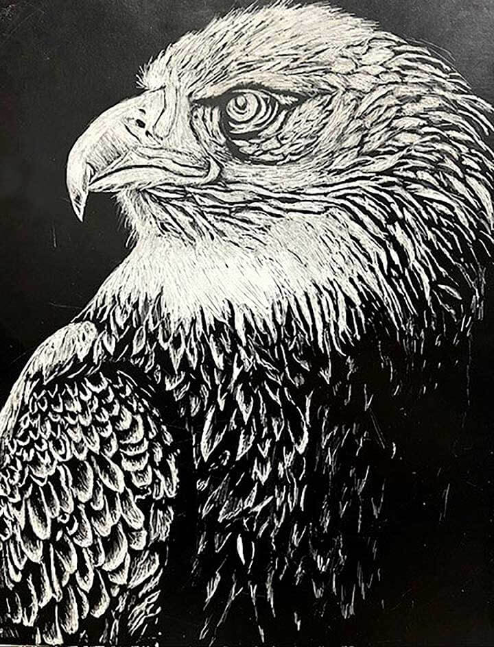 Paintings on the 65th annual district art show