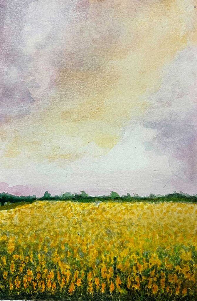 Paintings on the 65th annual district art show