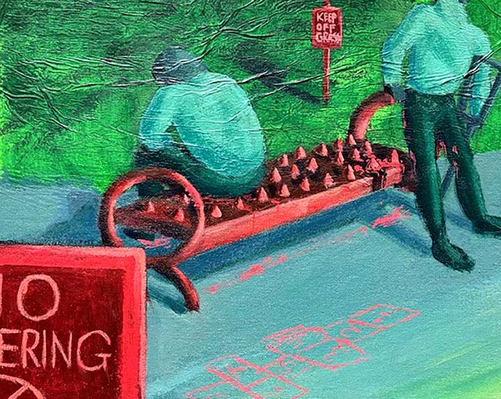 Paintings on the 65th annual district art show