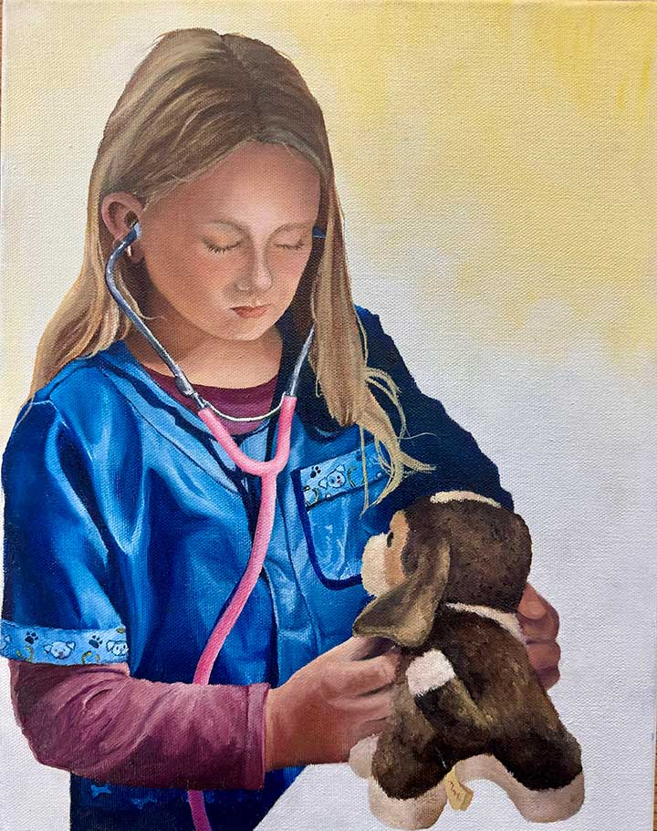 Paintings on the 65th annual district art show