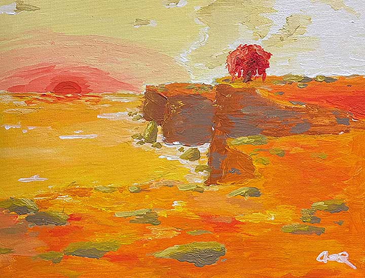 Paintings on the 65th annual district art show