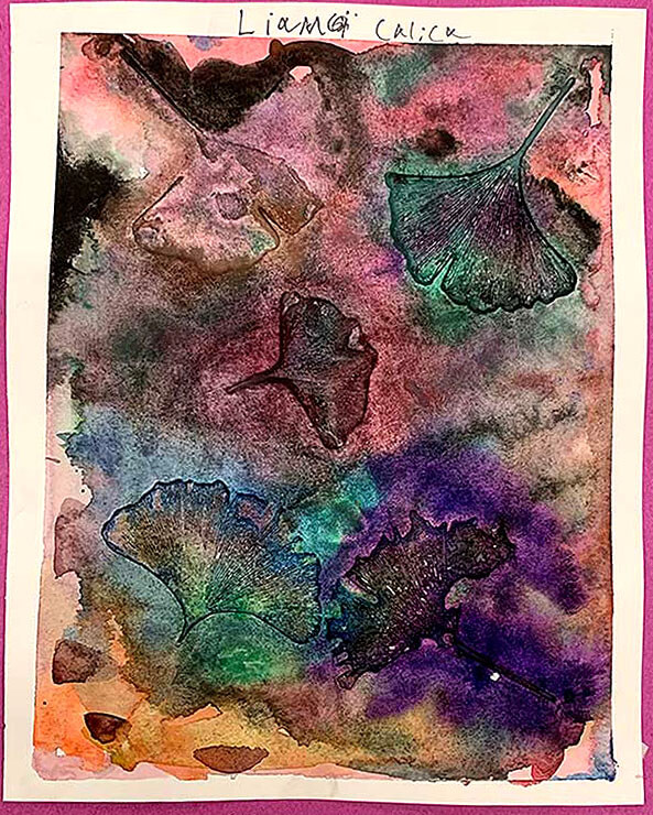 Student paintings for the 65th annual district art show