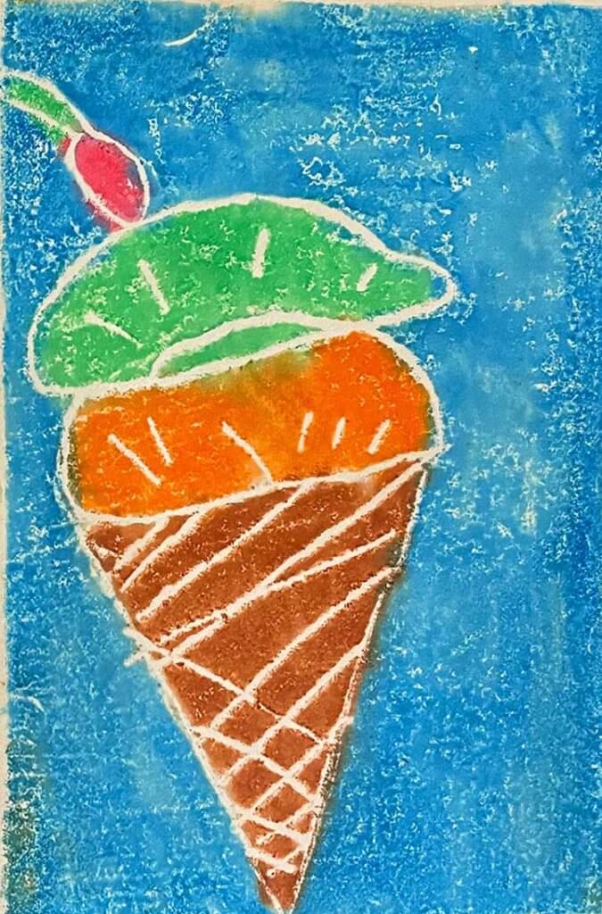 Student paintings for the 65th annual district art show