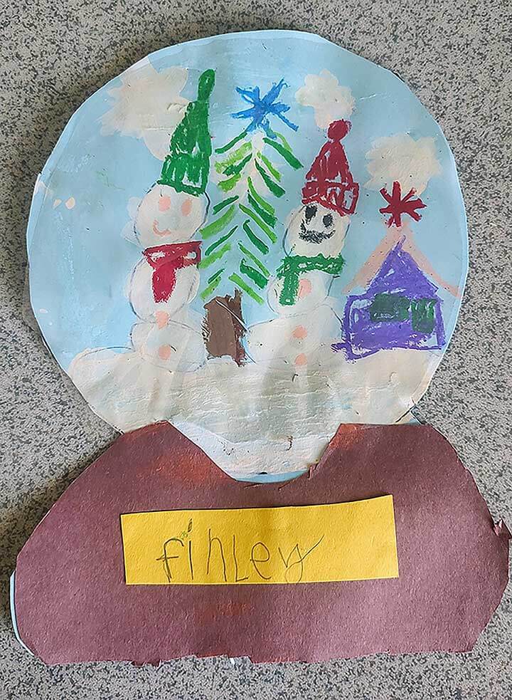 Student paintings for the 65th annual district art show