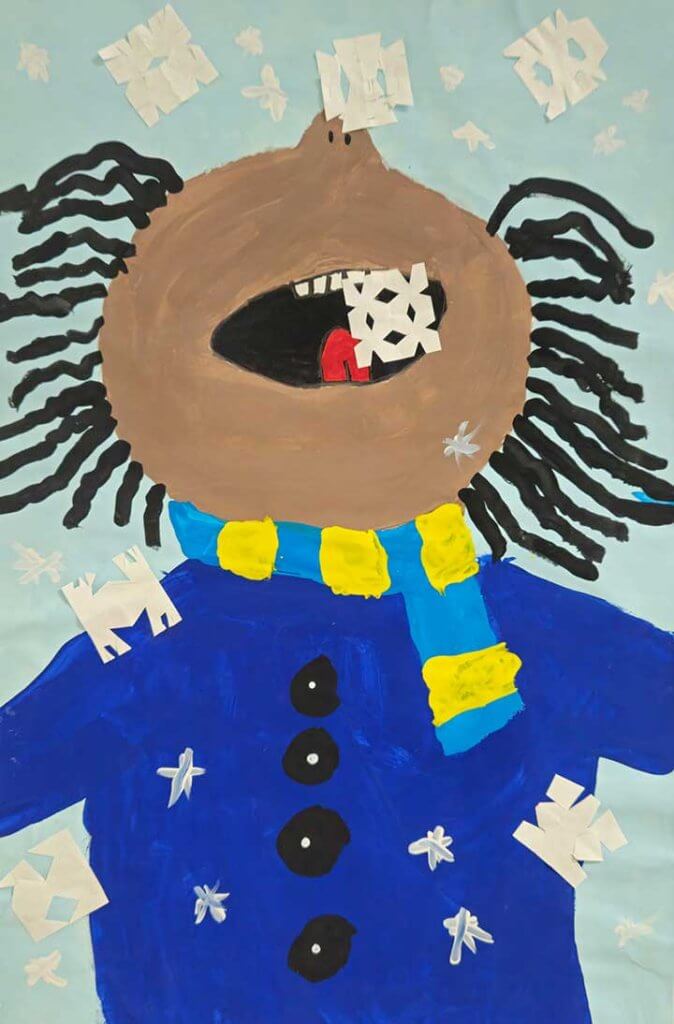 Student paintings for the 65th annual district art show