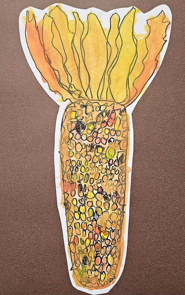 Student paintings for the 65th annual district art show