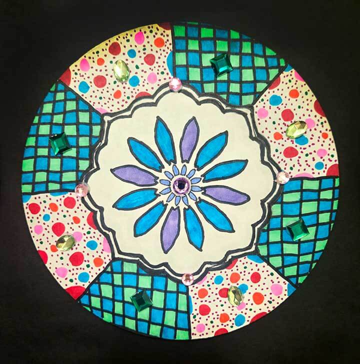 Student paintings for the 65th annual district art show