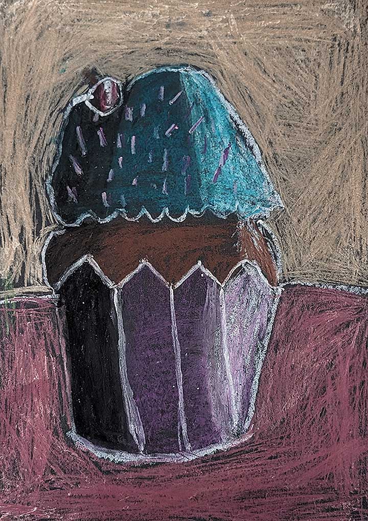 Student paintings for the 65th annual district art show