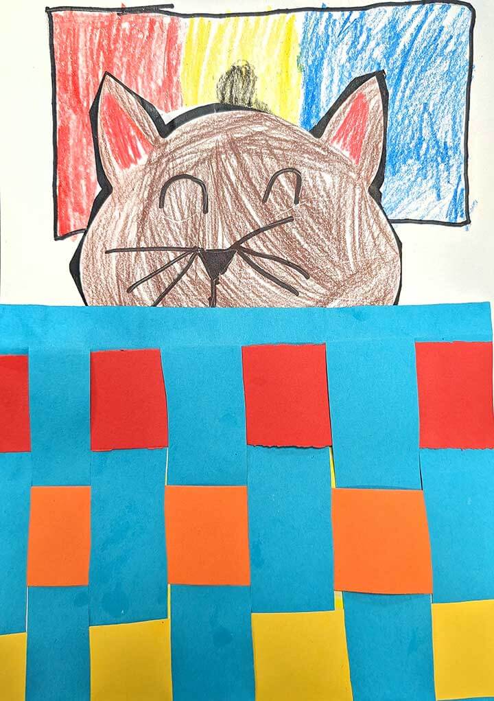 Student paintings for the 65th annual district art show