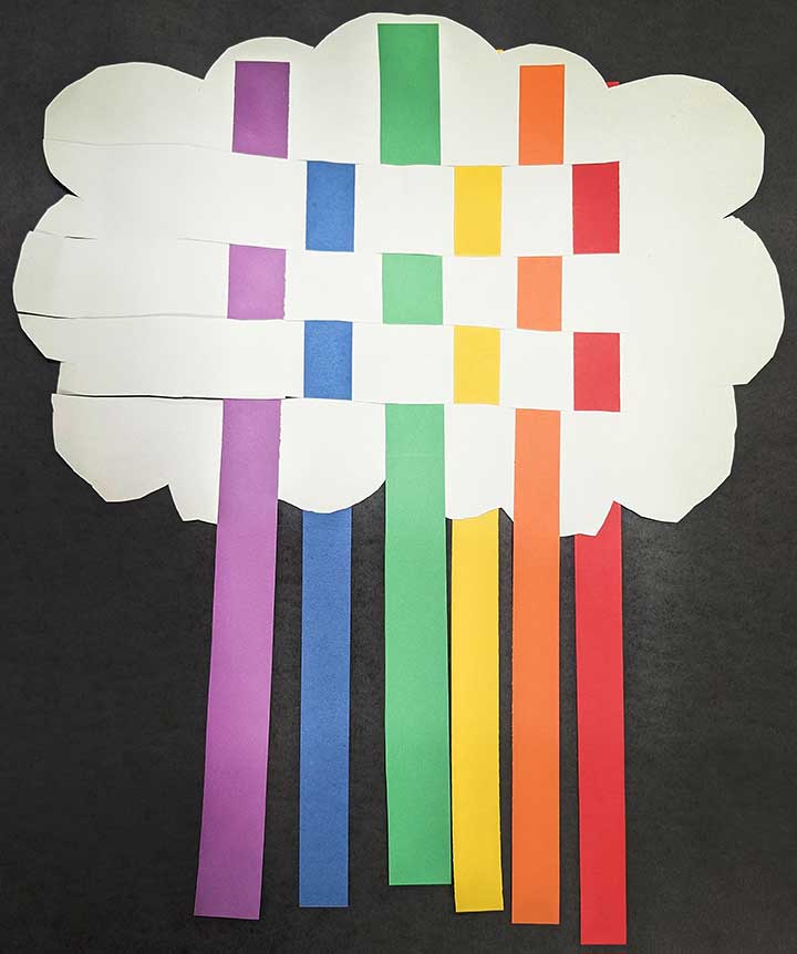 Student paintings for the 65th annual district art show