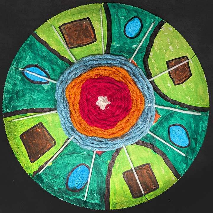 Student paintings for the 65th annual district art show