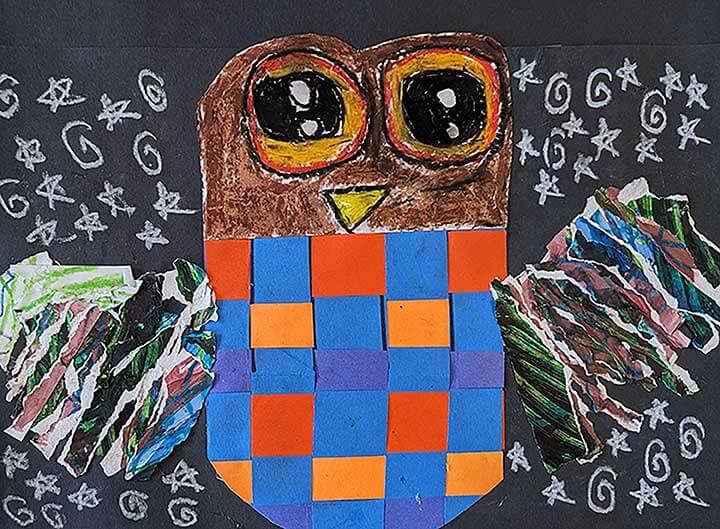Student paintings for the 65th annual district art show
