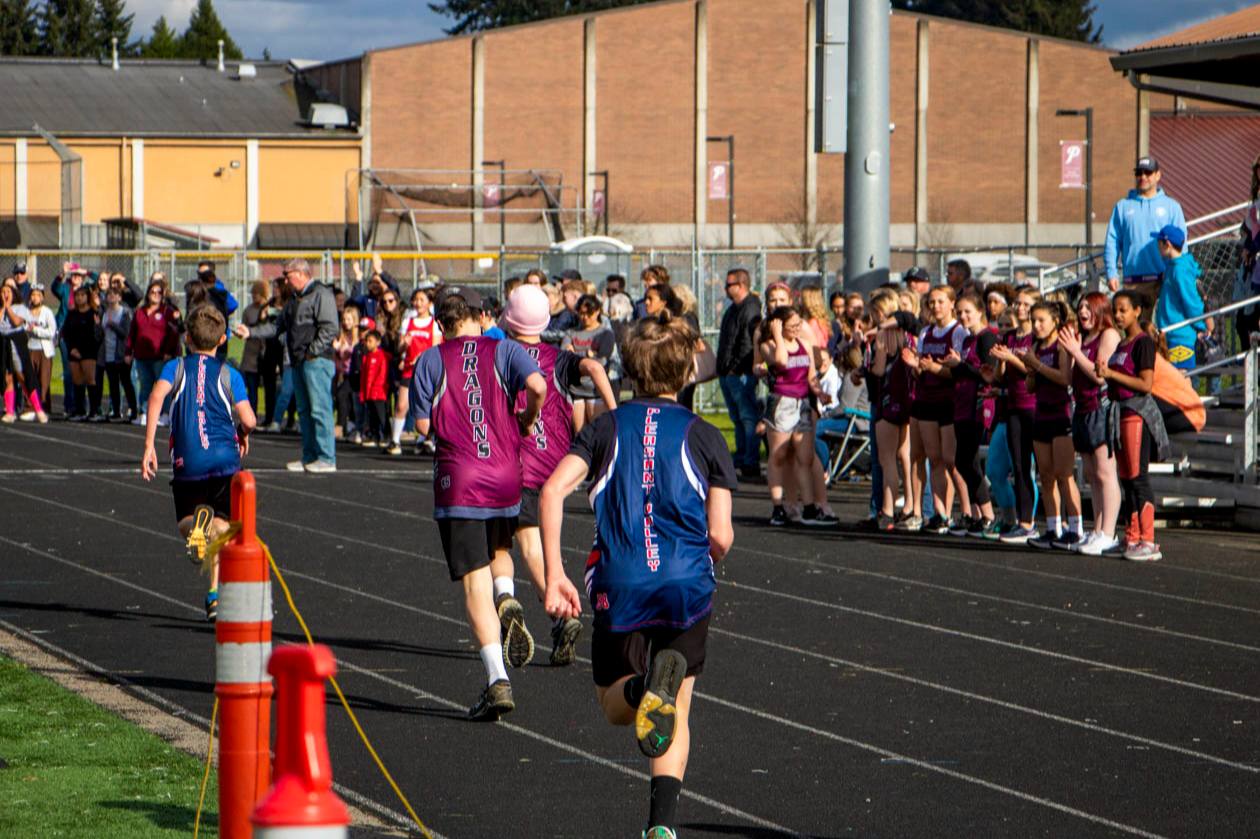 Middle school track meet