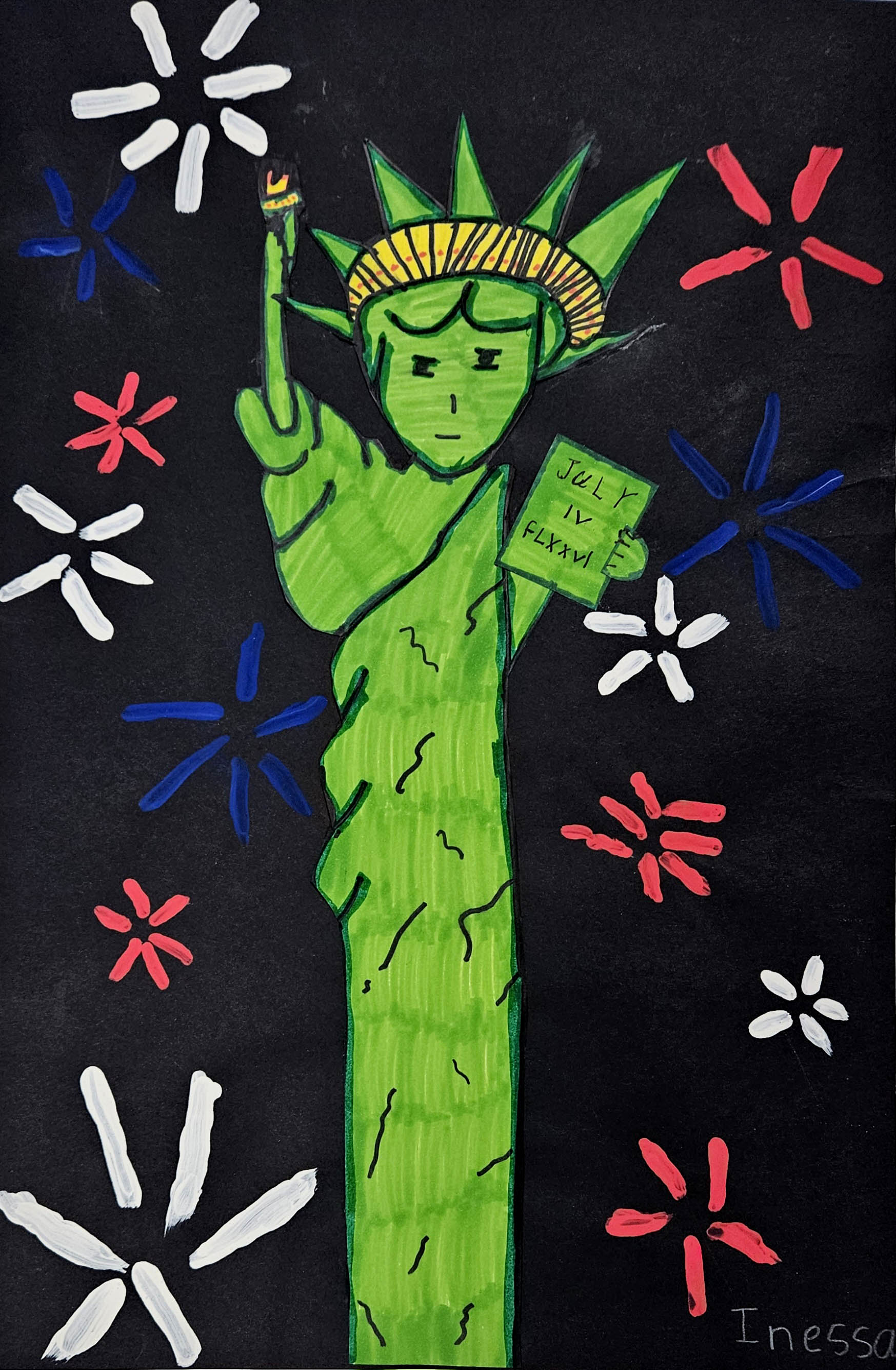 The Statue of Liberty; Inessa Kalinin, 3rd Grade