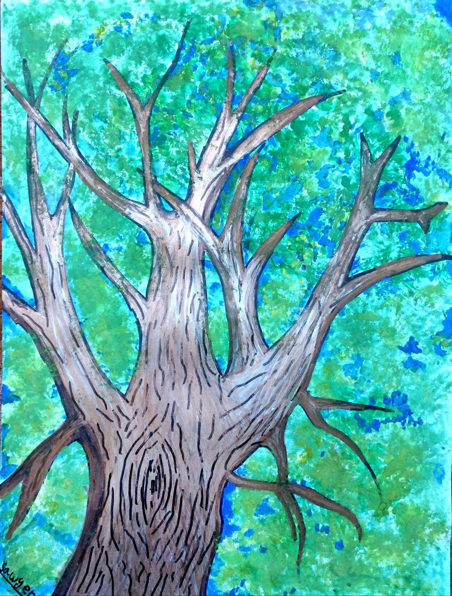 Leaves and Branches, Sawyer Juarez, 8th grade