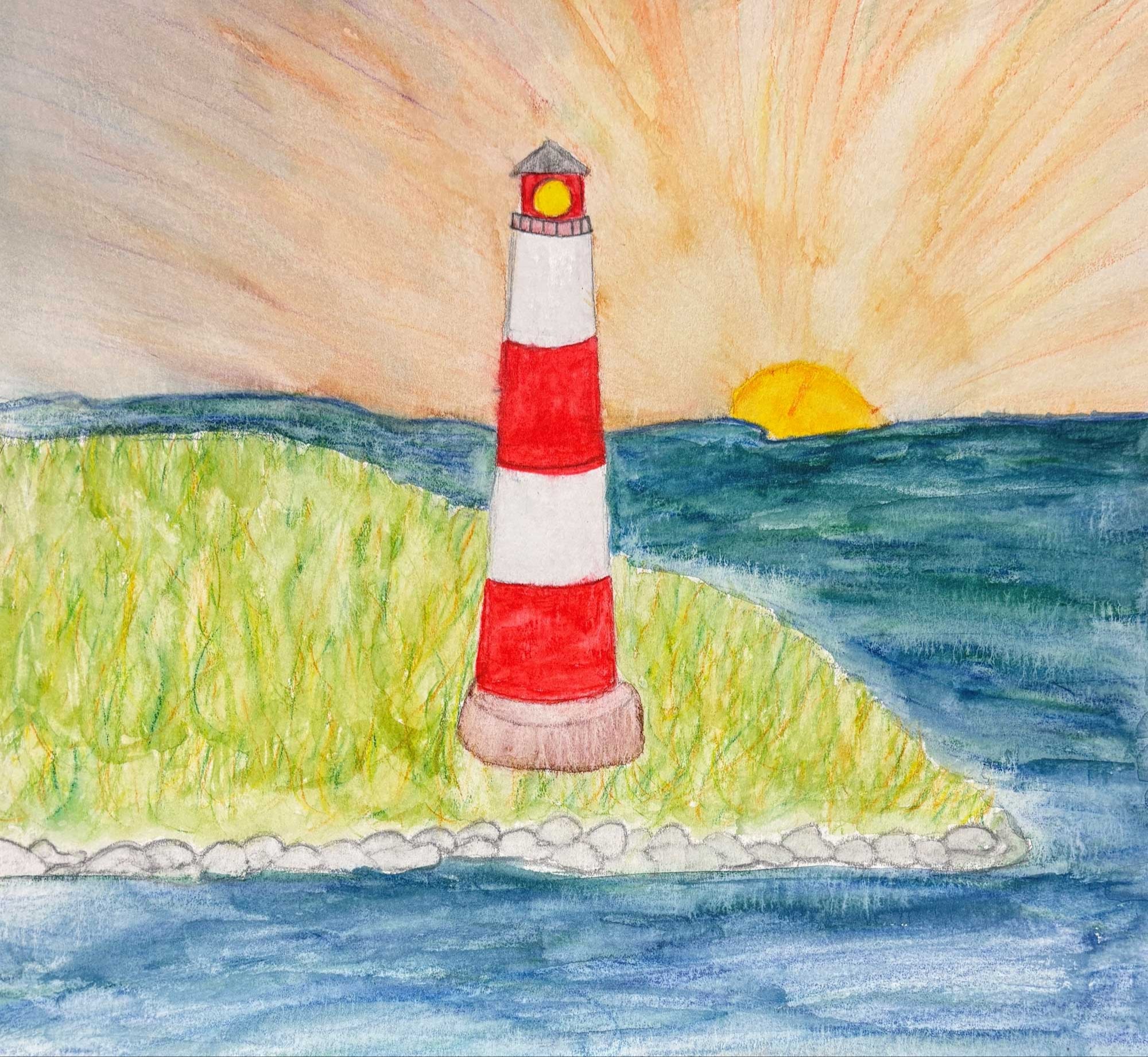Lonely Lighthouse, Sylvia Abernathy, 7th grade