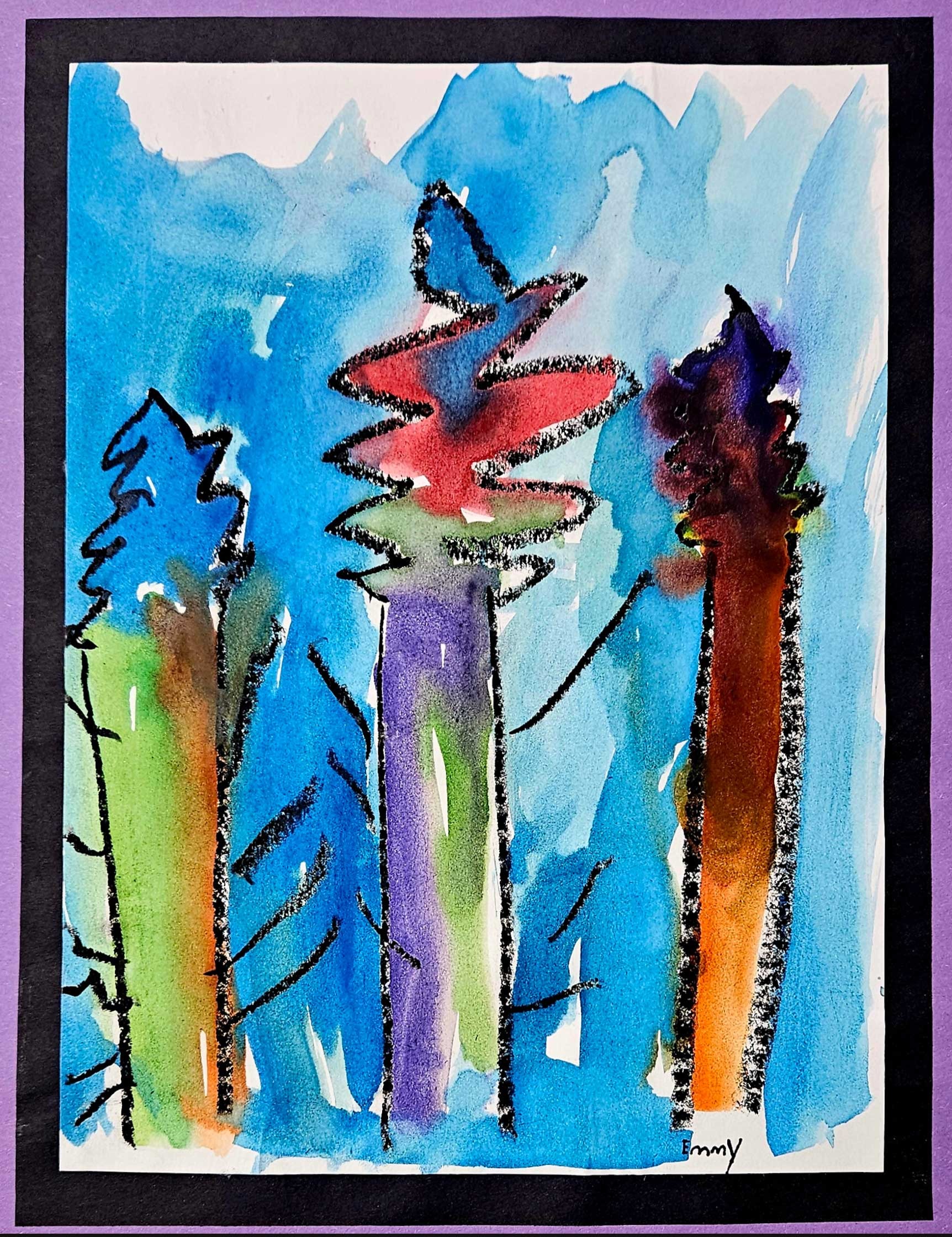 Rainbow Forest, Emmy Hess, 1st grade, GHP