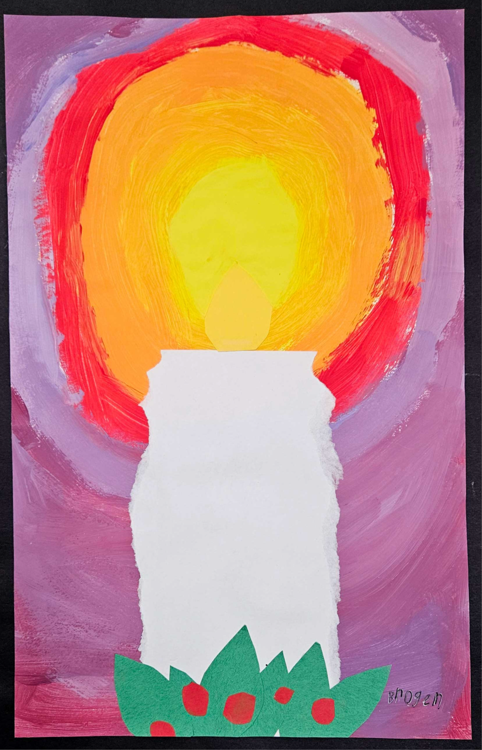 The Glowing Candle,