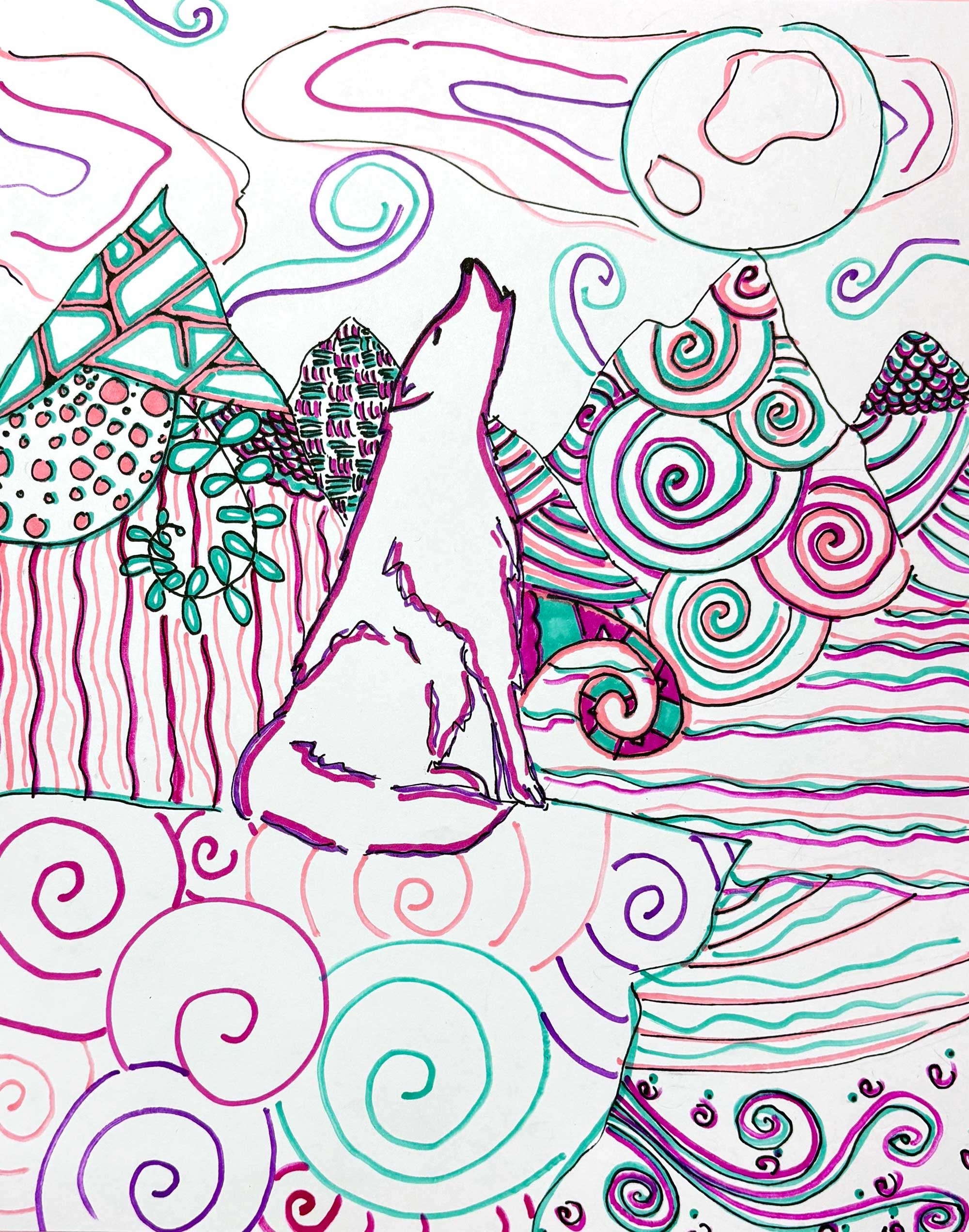 Wolf Mountains, Elise Bierer, 8th grade, AMS