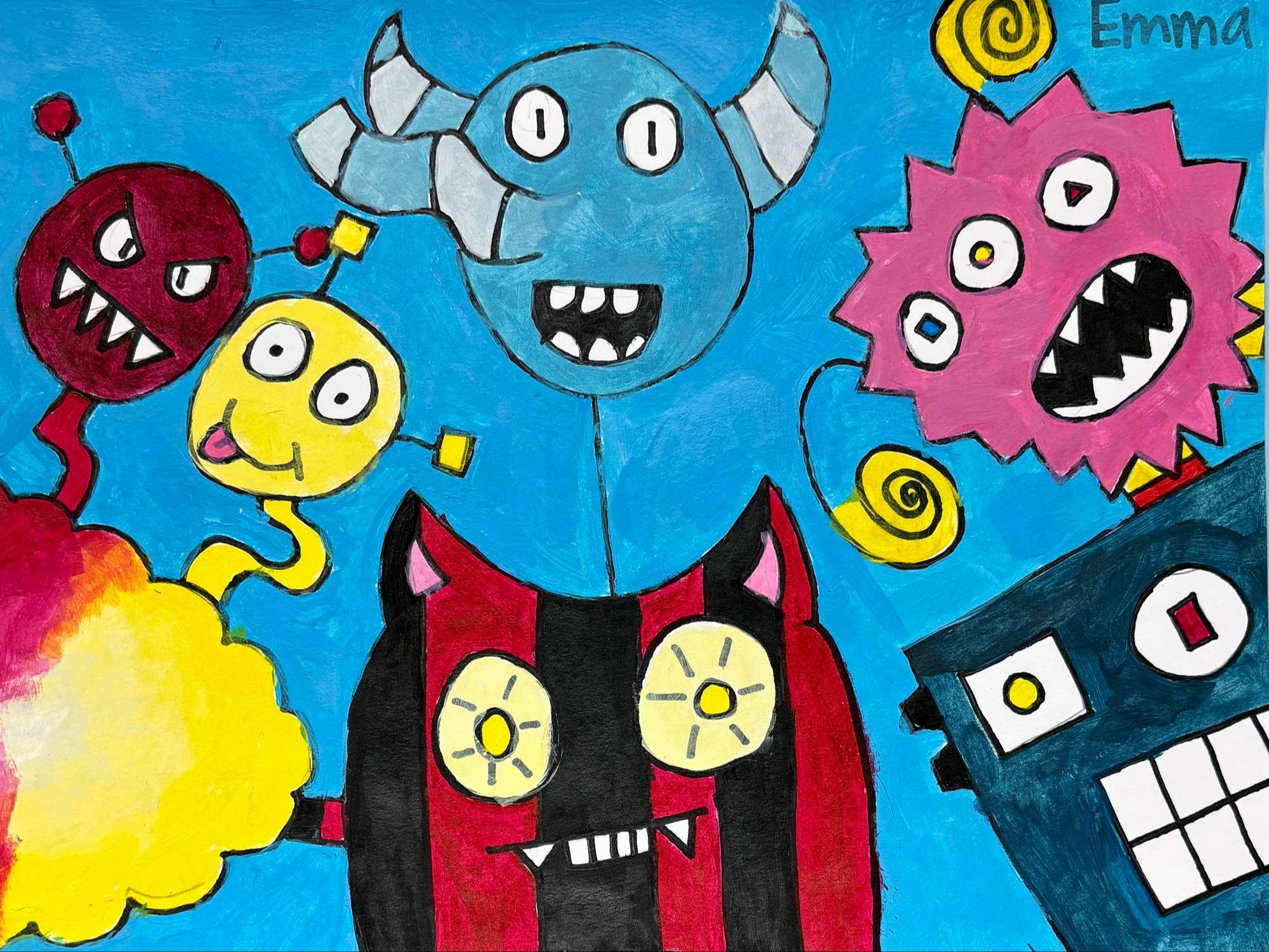 Cool Friends, Emma Rosenlund, 6th grade, AMS