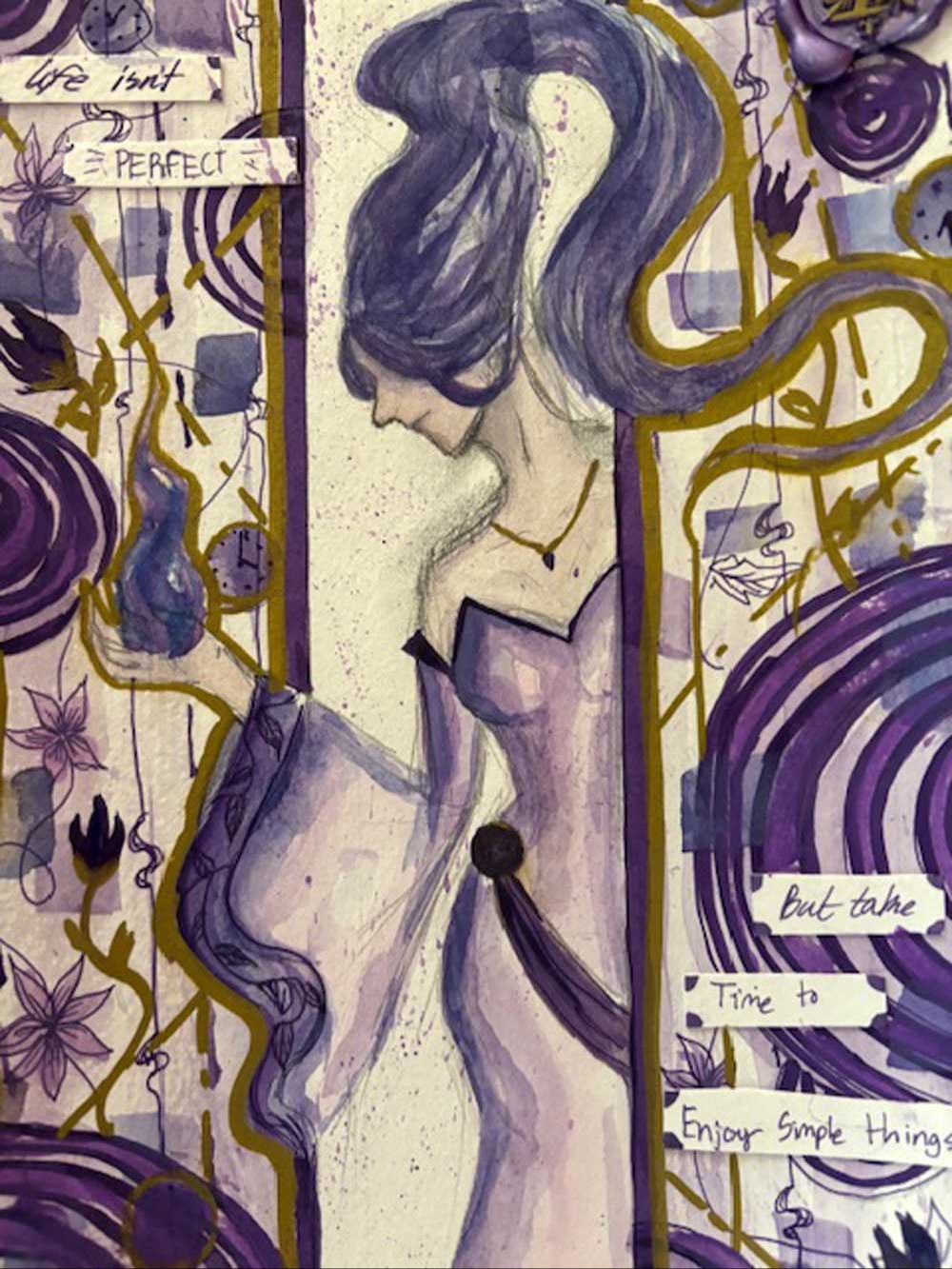 Favorite Color Purple, Vy Phan, 5th grade, LMS