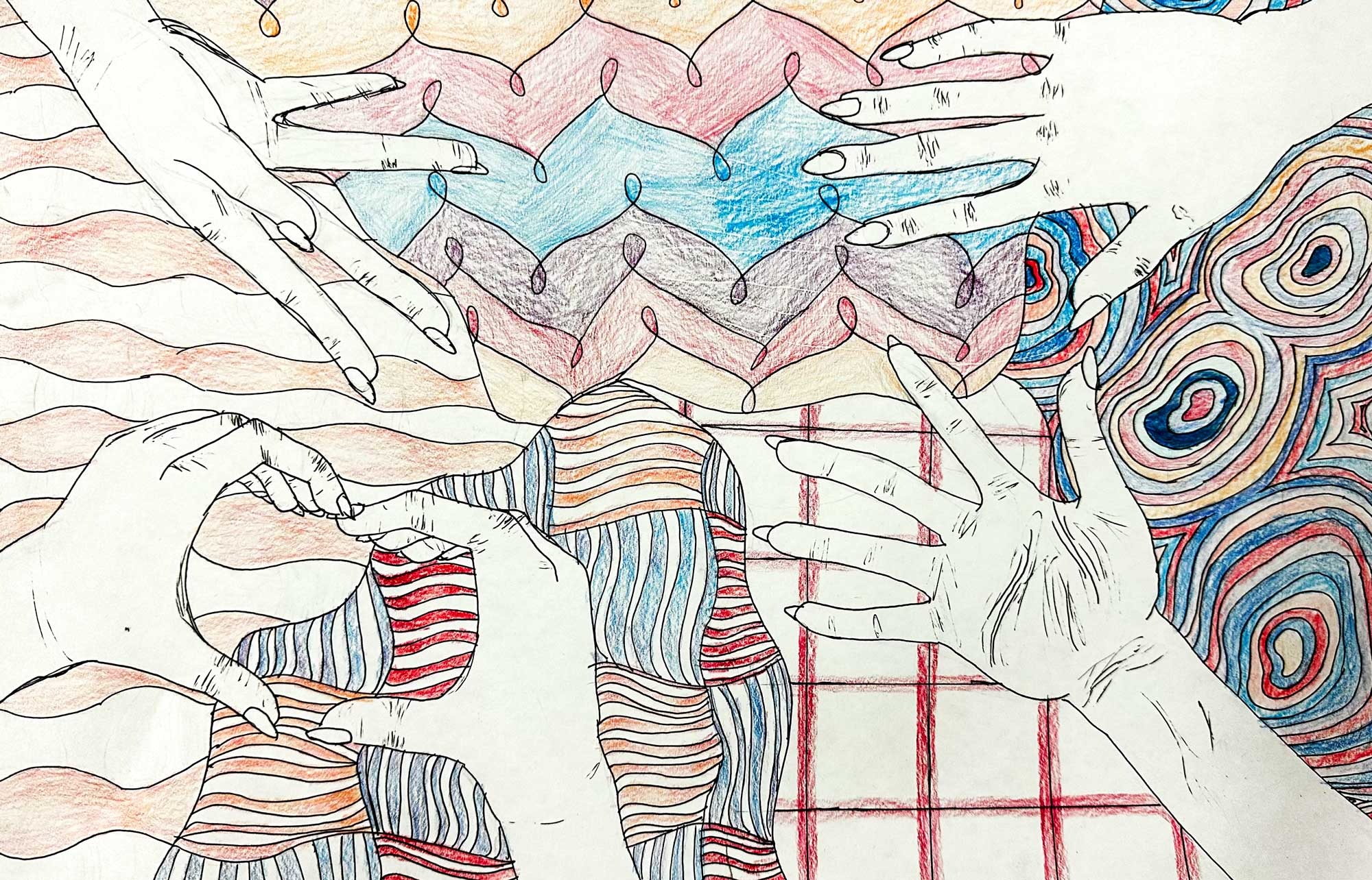 Hands, Evelyn Walsh, 7th grade, PVM