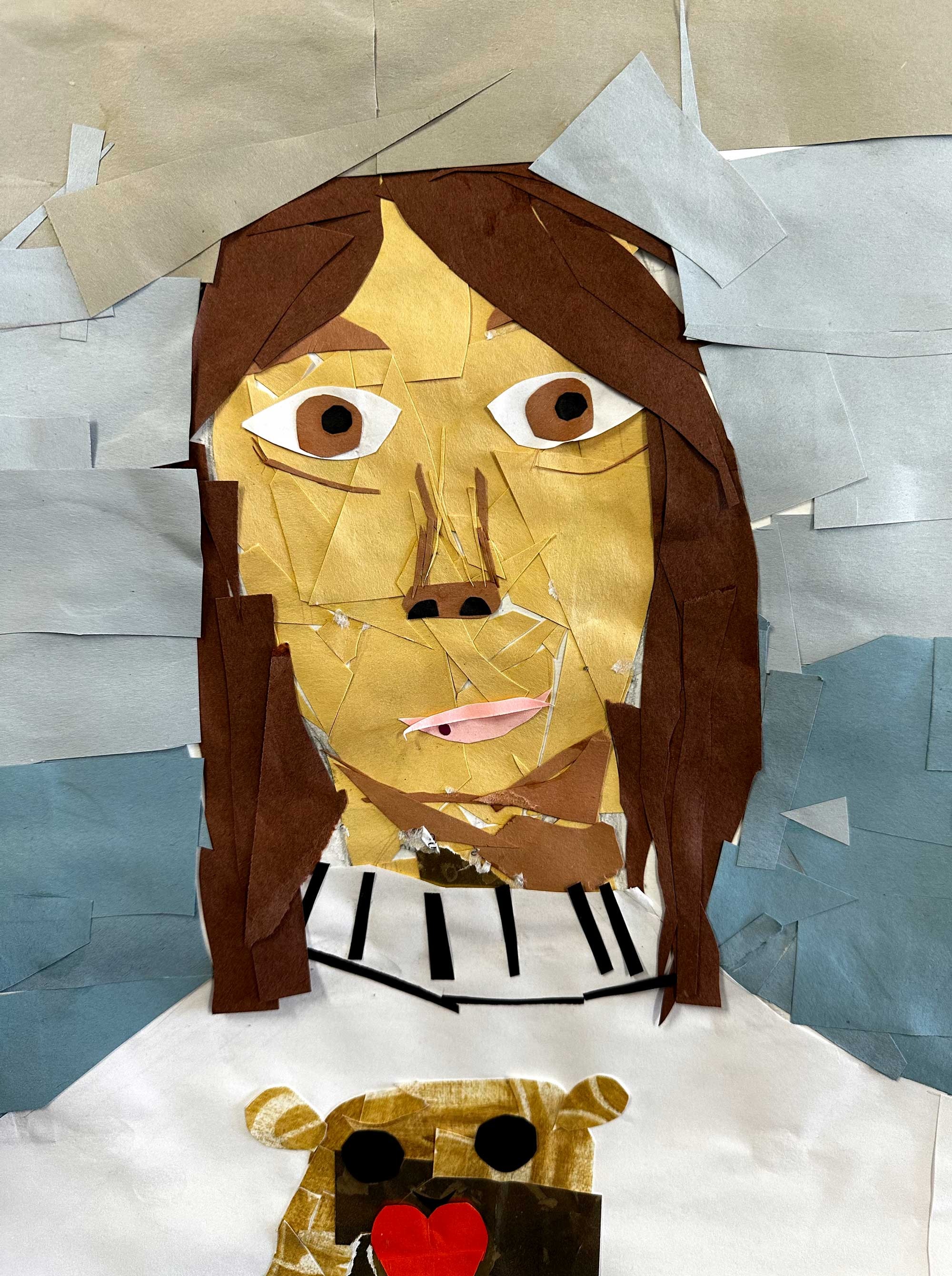 Self Portrait, Jackson Marshall, 6th grade, PVM