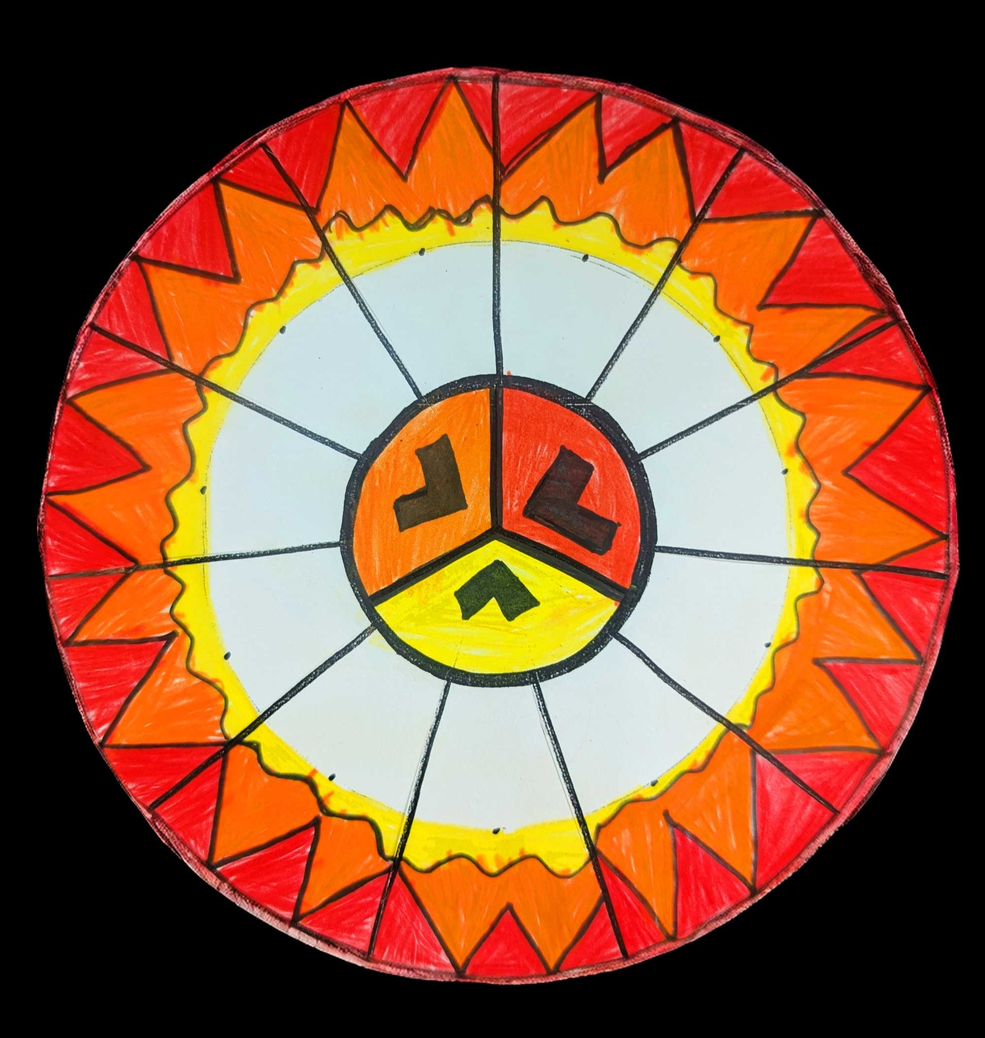Radial Symmetry, Tenley Beahm, 2nd grade, PVP