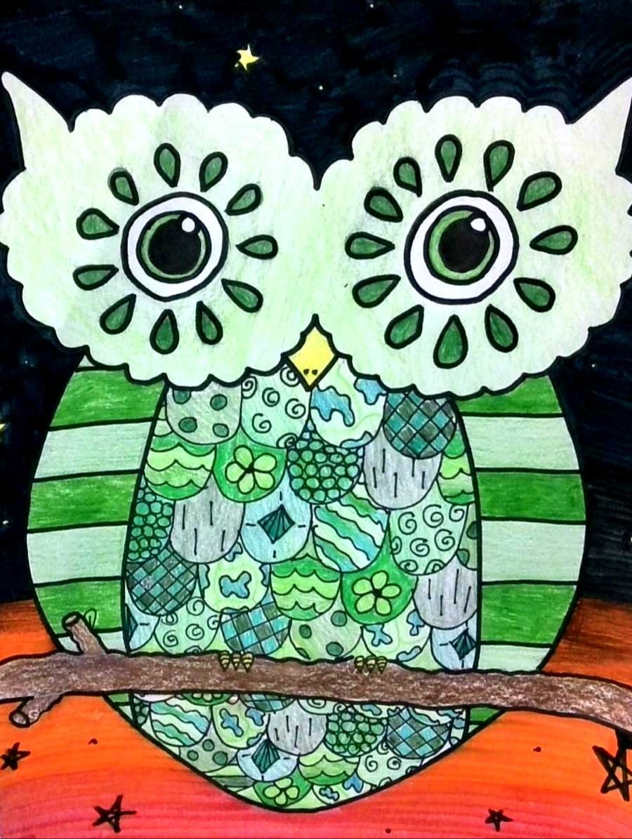 Midnight Owl, Jessica Ralphs, 5th grade, DBM