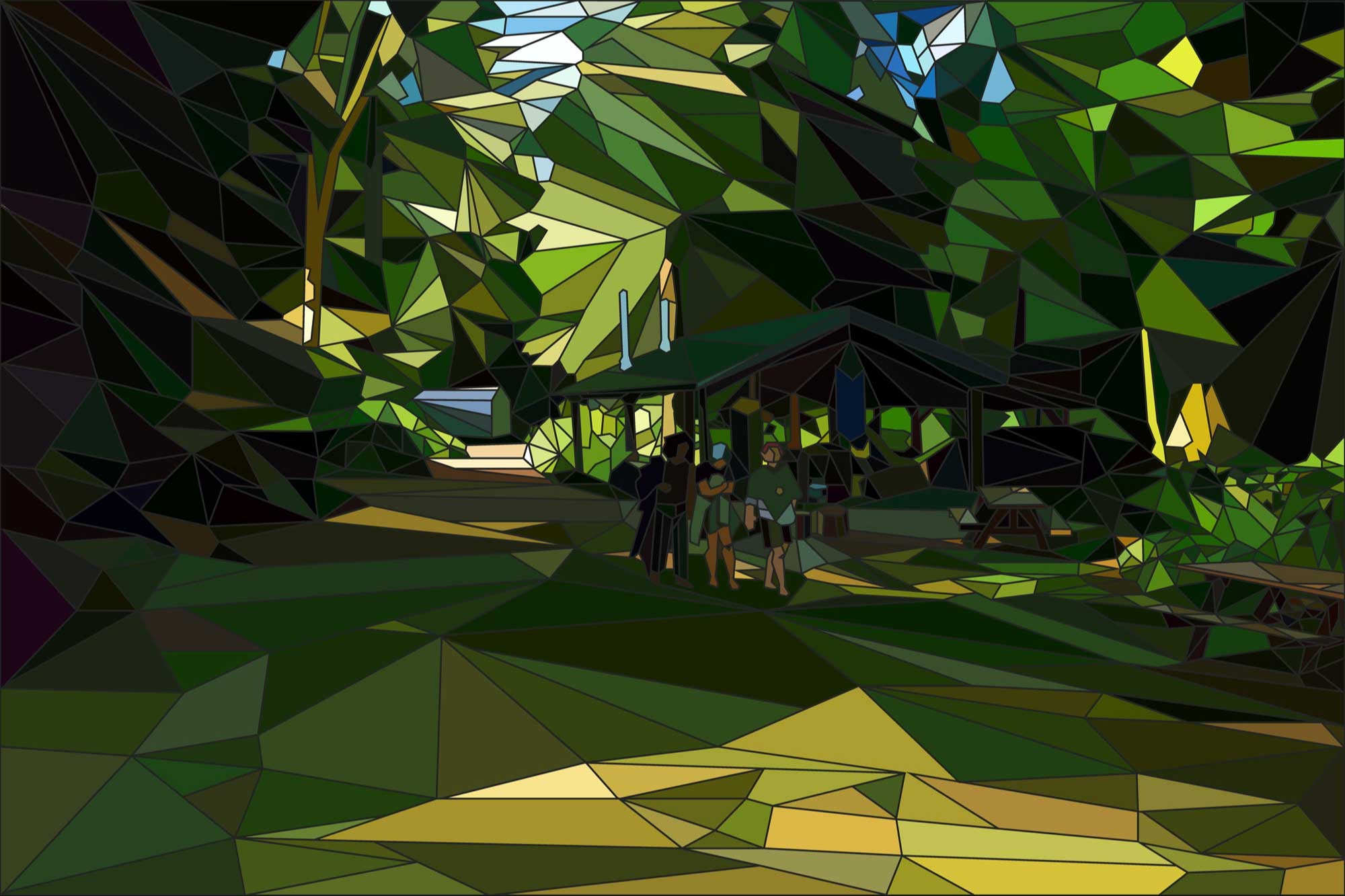 Low-Poly Memories, Leo Miller, Digital Art, 11th grade, RHL