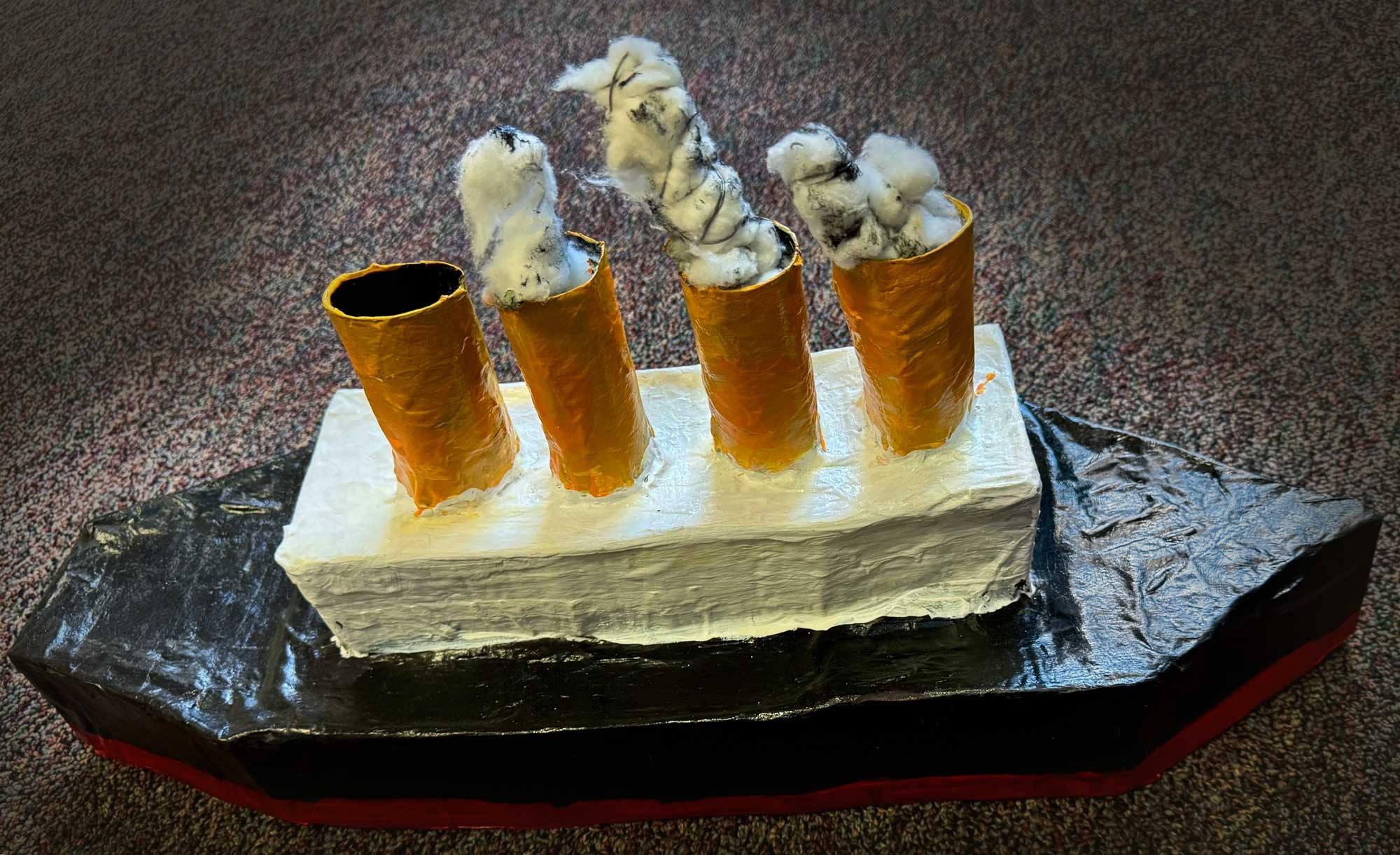 The Titanic, Simon Sipe, 3D, 4th grade, RHL