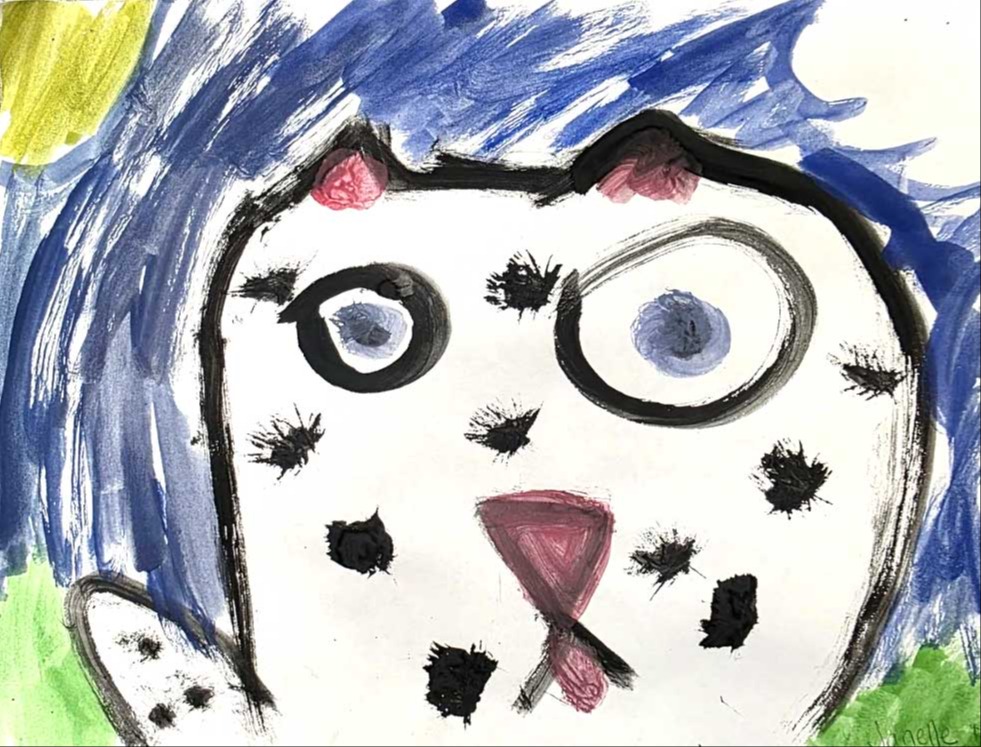 The Grassland Snow Leopard, Janelle Kunda, 1st grade, MGP