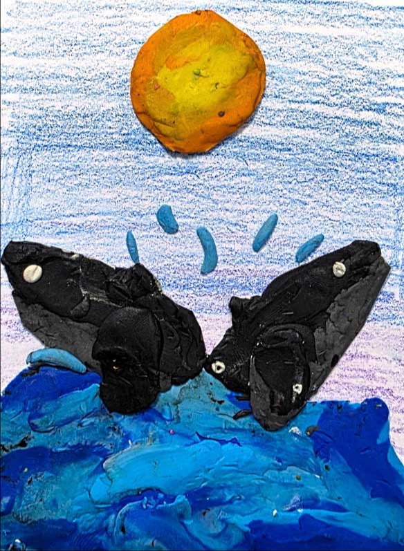 The Two Whales, Maya Junio, 4th grade, MGP