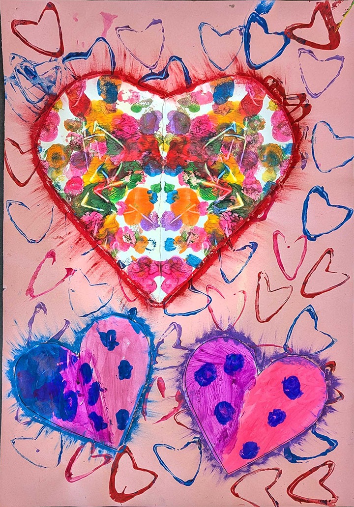 Hearts, Eliza Selkregg, Kindergarten