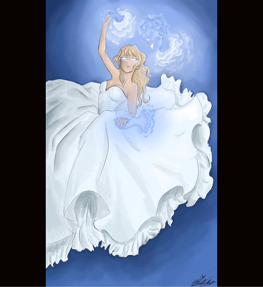 Angel, Daisy Cheek, 10th grade, Ditigal Art, SVHS
