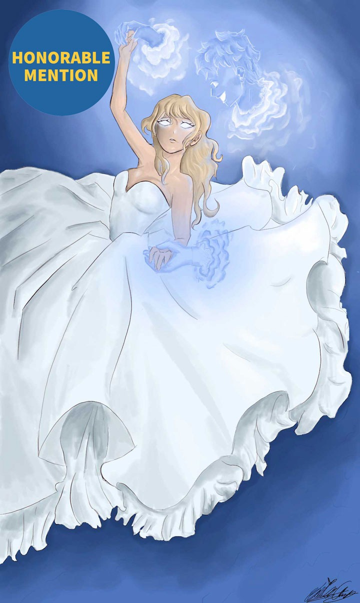 Angel, Daisy Cheek, 10th grade, Ditigal Art, SVHS