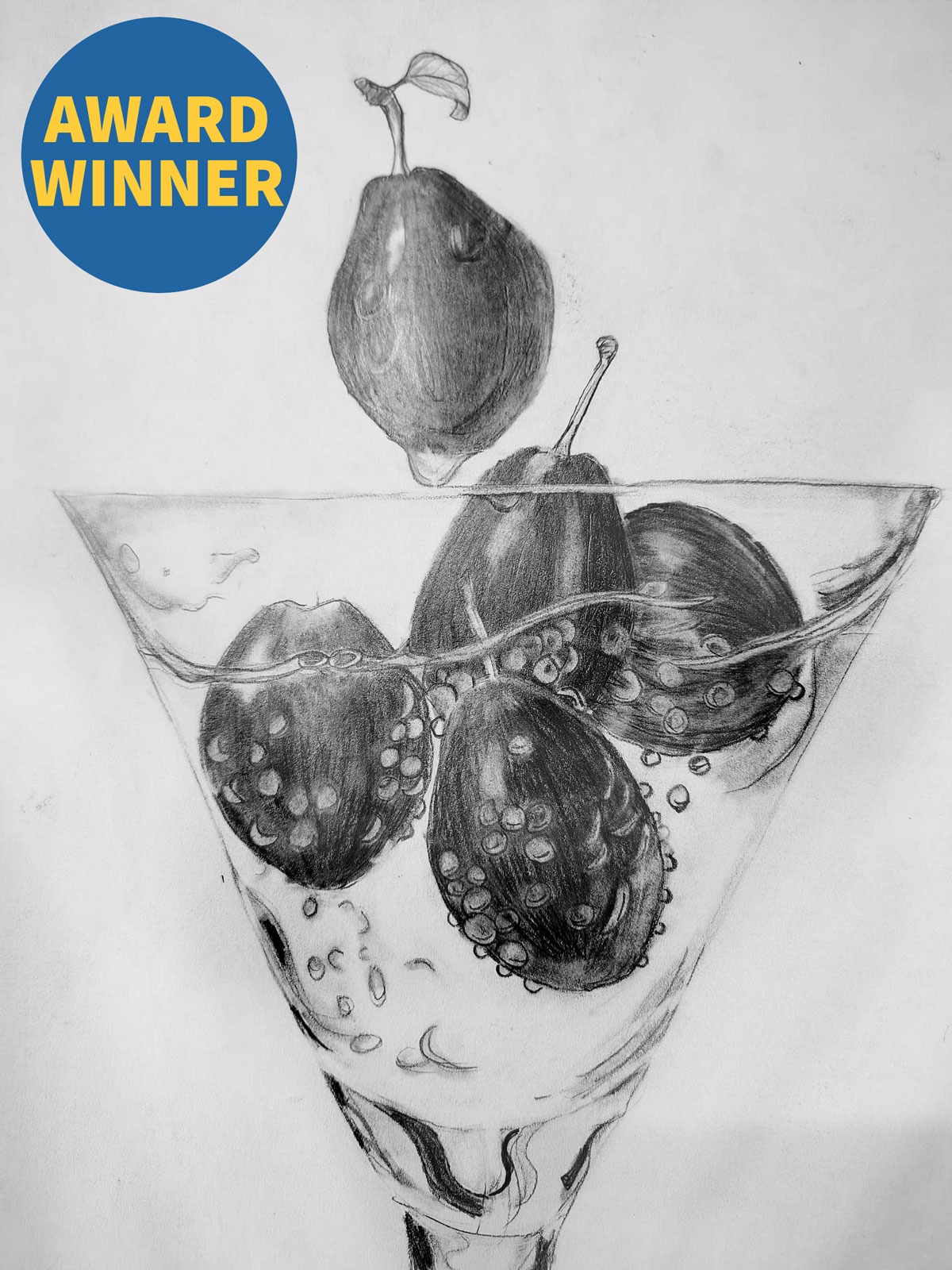 Plums in Glass, Valeria shapaval, 7th grade, DBM