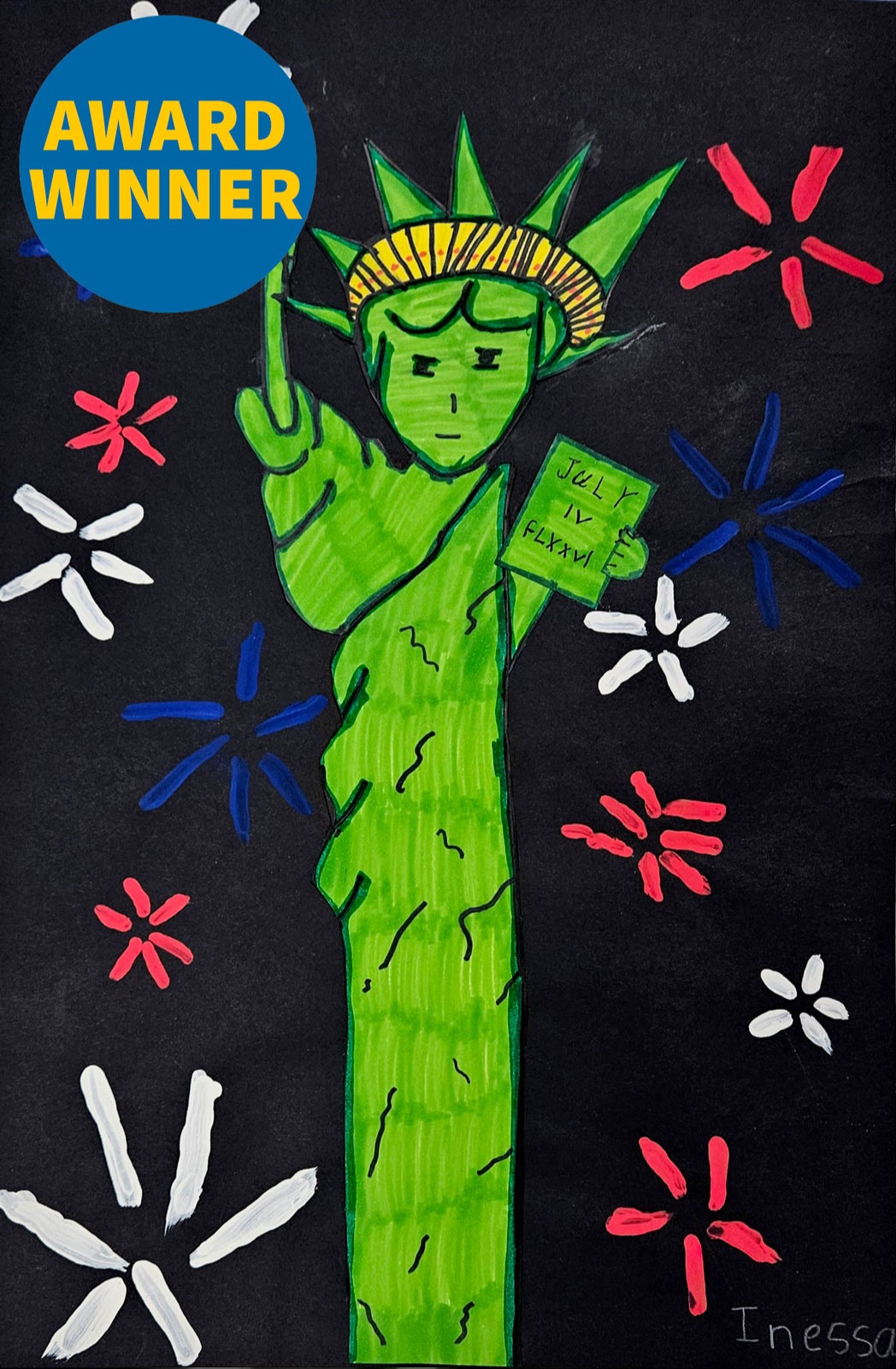 The Statue of Liberty; Inessa Kalinin, 3rd Grade