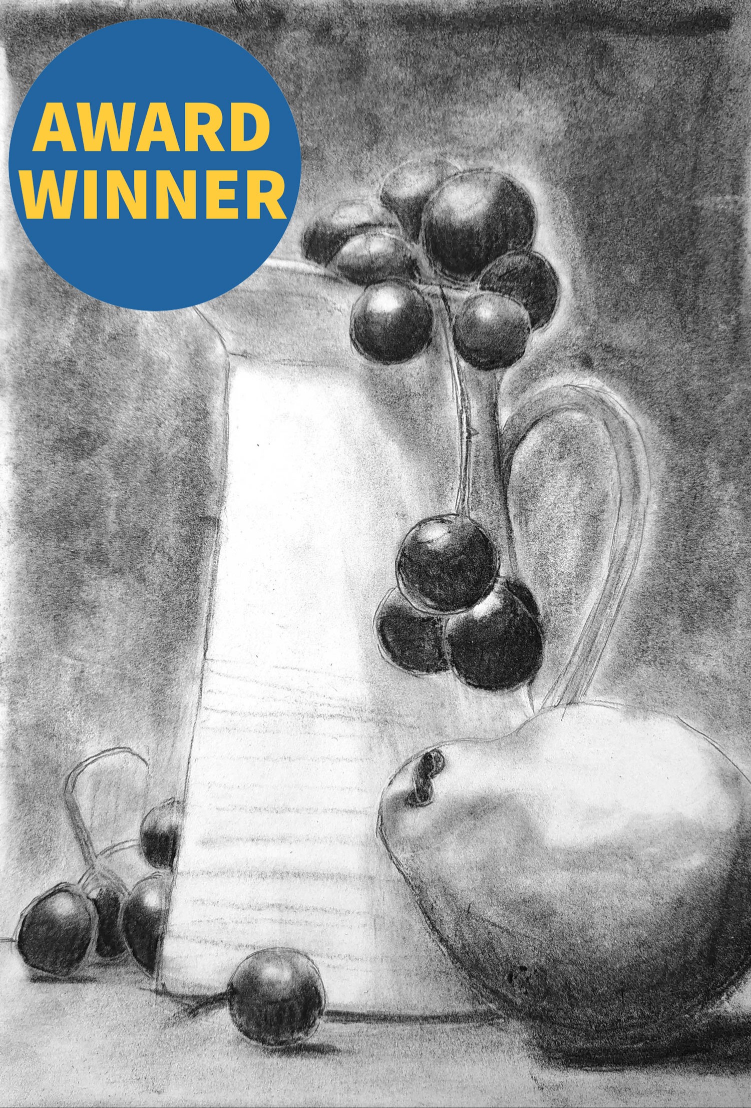 Still Life in Charcoal, Genevieve Caseday, 8th grade, DBM
